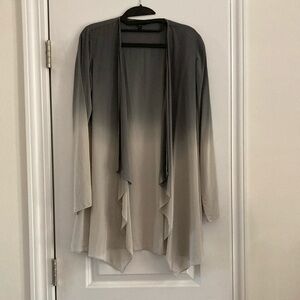 Eileen Fisher Draped Silk Cardigan XS